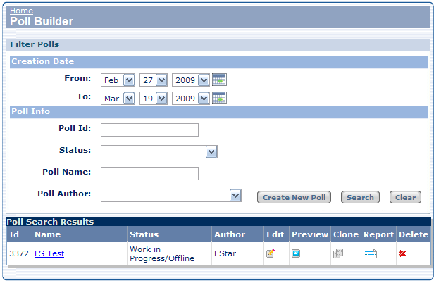 Poll Builder 7.0 LInked Images