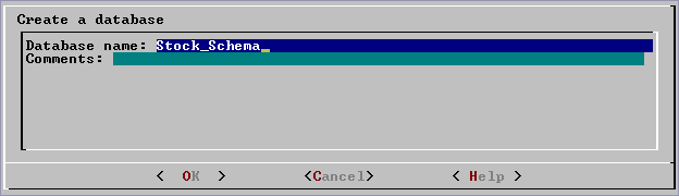 Create a database Stock_Schema
