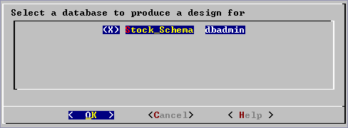 Select database produce design